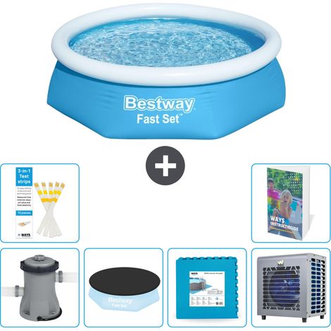 Bestway Piscina Bestway Fast Set Rotonda - 244x61 cm - 7-pezzi S290 (1/5)