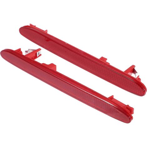 Réflecteur de pare-chocs arrière gauche et droit pour Honda CRV EX LX SE 2005-2006, en plastique rouge (lot de 2), références 33555SEA013 et 33505SEA013. (1/4)