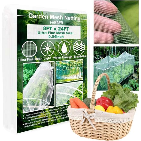 Insect netting for orchards, greenhouses, bird netting, garden bags, plant cover for fruit trees