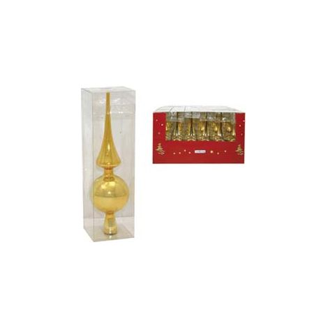 Puntale per Albero di Natale 25 cm Oro