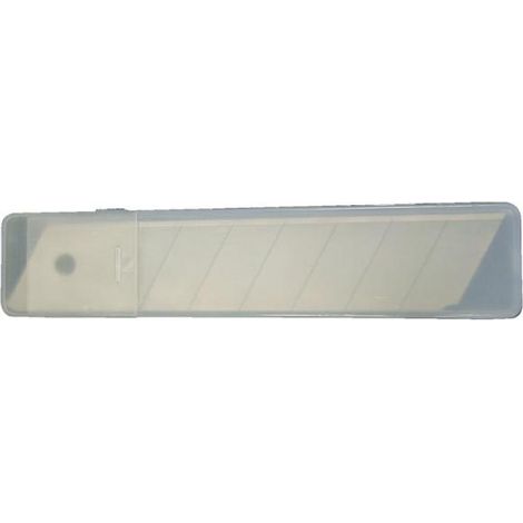 lame cutter - autocassante 25 mm - en acier sk2 - distributeur de 10 - novipro h-126(10b) (1/2)