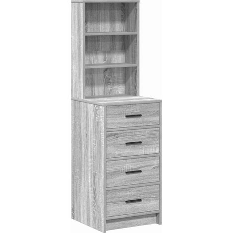 Maison Exclusive - Haut Armoire Sonoma gris 40 x 41 x 135 cm Bois d'ingénierie