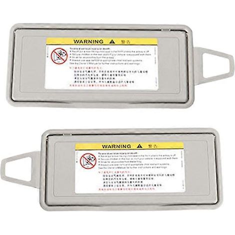 2x Parasoles para coche, protectores de espejo retrovisor, para Mercedes Benz Clase S W220 1998-2005, color gris, lado izquierdo y lado derecho (（）