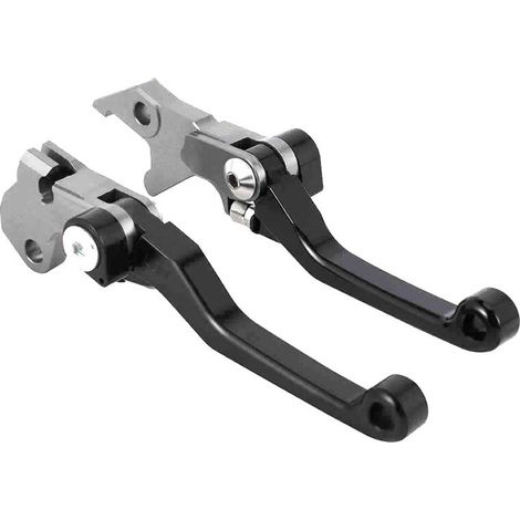Accesorios de modificación de alta calidad para las palancas de freno y embrague, fabricados en aleación de aluminio, para la motocicleta DR650SE. (1/2)