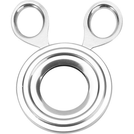 Coupe-œufs et ciseaux à œufs en acier inoxydable, ouvre-coquilles robuste et portable, compatible lave-vaisselle, petit ustensile de cuisine pour le petit-déjeuner et les œufs durs (1 pièce) (1/5)