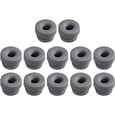 Lot de 12 embouts de poêle en caoutchouc flexible, œillets en caoutchouc pour cuisinière