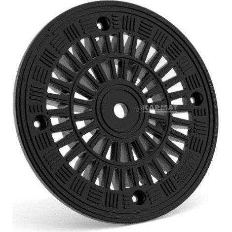 Couvercle plastique PP dn315mm, pour télescope, KL.A15 (résistance accrue jusqu'à 3t), rond, pour tuyau ascendant lisse 315mm, ajouré pour eaux usées (1/5)