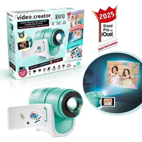 Filiyano – projecteur 3 en 1 – Caméra projecteur 3 en 1 Créateur de vidéos - CLK 039 (1/5)