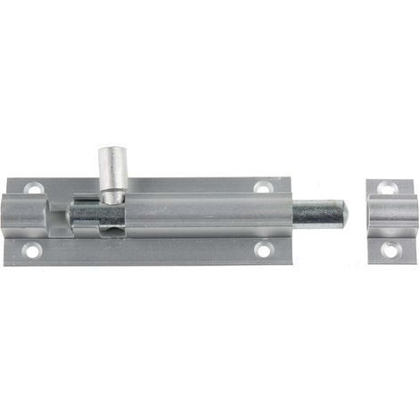 Rs Pro – Verrou à pêne droit en aluminium 75mm – Pour portes intérieures et extérieures – Sécurisation renforcée – Résistant aux intempéries (1/2)