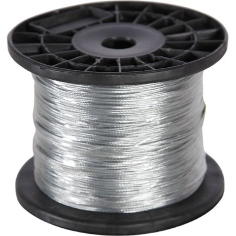 Beaumont – Câble acier galvanisé 500 m – Résistance mécanique élevée – Protection contre la corrosion – Conductivité optimale pour clôtures fixes