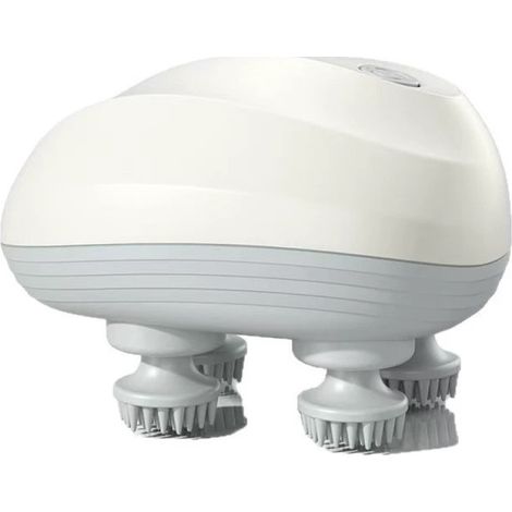 Massager Cabeza - 8 Patas Flexible Con Calentamiento - Inalámbrico Recargable - Para Cuero Cabelludo Cuello y Hombros - 1 Unidad (1/5)