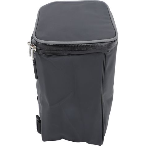 Sacoche arrière de moto 6L avec fermeture éclair à double sens, étanche, réfléchissante et brillante, idéale pour les trajets domicile-travail sur vélo électrique. (1/5)