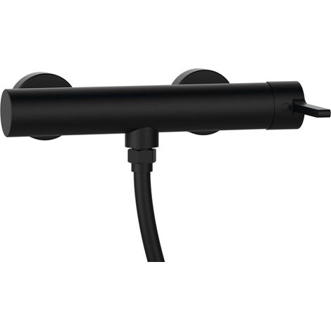 Sapho Iconic - Duscharmatur, schwarz matt AF011B (1/2)