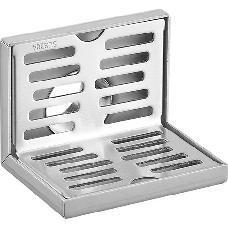 1 desagüe de esquina para suelo, desagüe lateral de esquina para suelo, sifón de ducha en forma de L, para tuberías de 50 mm (1/5)
