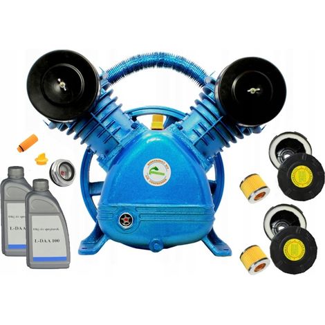 Compresseur d'air à double piston efficace, compresseur d'huile 10 bar 2090