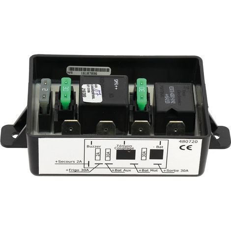 Acopladores / Separadores 2 Baterías 3 Salidas Con Seguridad - Inovtech