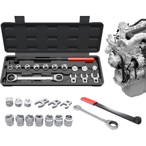 Outil de ceinture serpentine, outils de maintenance automobile - Célerie de poulie de la voiture de voiture - pour mécaniciens professionnels techniciens automobiles de diy propriétaires de voitures d (1/5)