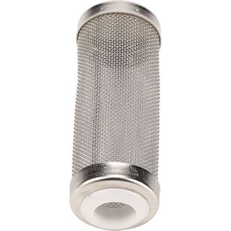 Protecteur entrée filtre – Nosheir – Acier 304 blanc 12 mm – Anti-aspiration alevins – Aquarium (1/4)