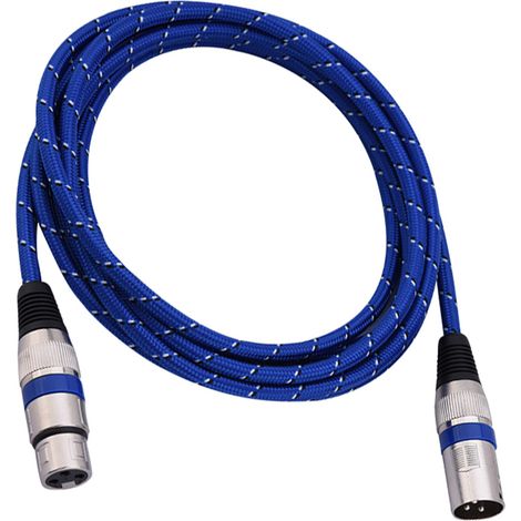 3-poliges symmetrisches XLR-Mikrofonkabel (Stecker auf Buchse), 3 Meter (1/5)