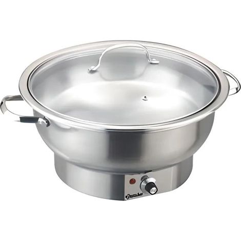 Bartscher Elektrisches Chafing Dish Rund Silber 3,8 L