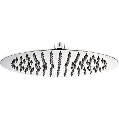 Pommeau de douche en acier inoxydable - Douche  conomie d'eau, pommeau de douche rond de 15 cm, pommeau de douche pluie universel filetage 1/2 pouce,