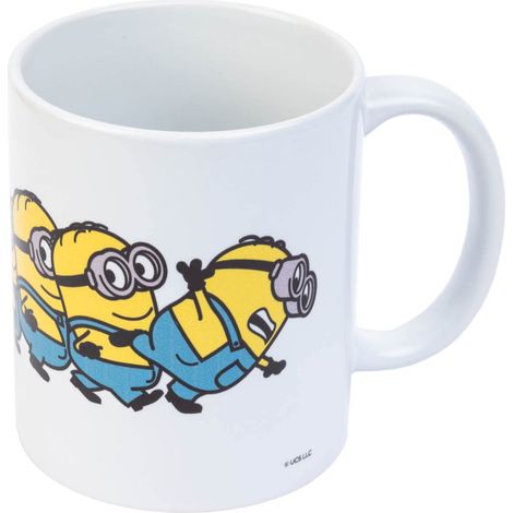 Grupo Erik Tazza Minions: Tazza da colazione in ceramica dei Minions, 350ml, Tazza colazione grande, Tazza tisana, tazza colorata, tazzina caffè simpatica, tazza minions, minions gadget (1/4)