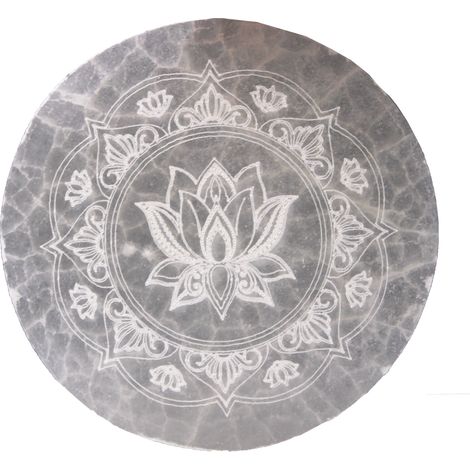 Plaque de Charge Moyenne 10cm - Lotus Mandala- Vendu par 1 (1/4)