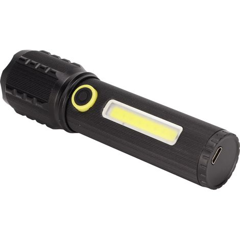 Leistungsstarke Mini-Taschenlampe mit 3 Leuchtmodi, Teleskopzoom, tragbar und wiederaufladbar, ideal für Camping, Notfälle und Outdoor-Aktivitäten. (1/5)