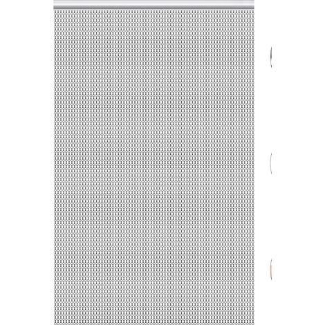 Fly Screen Chains for Doors Black 100 x 210 cm Aluminium Chain Fly Screen Metal Fly Screen to Prevent Flies from Entering (1/5)