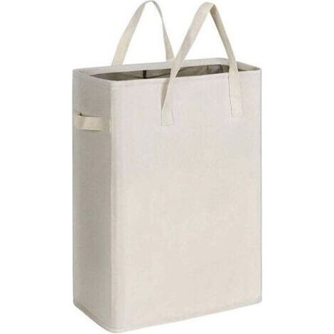 Faltbarer Wäschekorb 39 x 19 x 60 cm – Wasserdichtes 600D Oxford-Gewebe – Robustes Netzgewebe – Tragegriff (1/5)