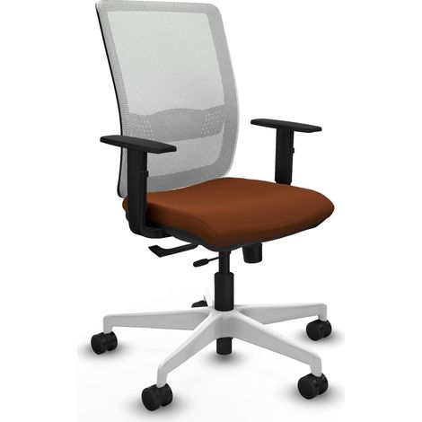Chaise de bureau piqueras y crespo Haches marron cuir (1/2)