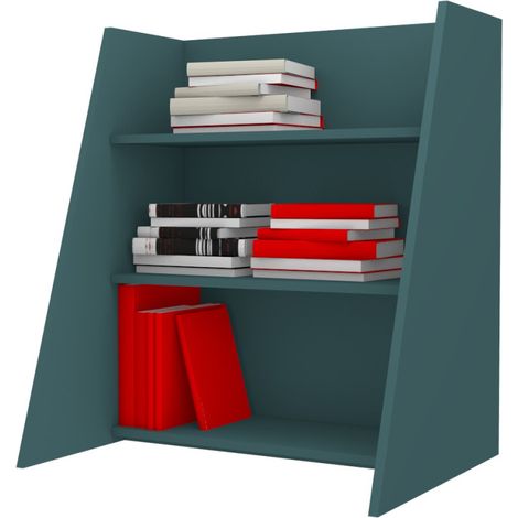 Scaffale Montessori in legno - Ordine e autonomia per bambini - Verde Petrolio (1/5)