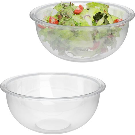 Glas-Salatschüsseln 2er-Pack