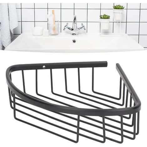 Étagère triangulaire de salle de bain en acier inoxydable, support de rangement d'angle pour cuisine et salle de bain, support de douche pour la maison (1/5)
