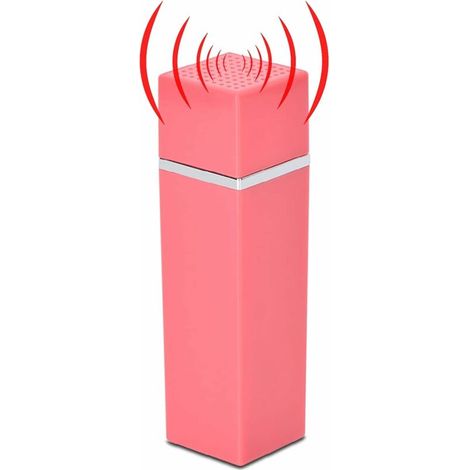 Porte-clés alarme de sécurité personnelle en forme de rouge à lèvres, 120 dB, sirène d'autodéfense d'urgence, ABS rouge, 1 pièce (1/5)
