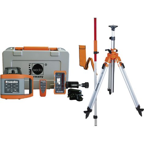 Nedo Rotationslaser Sirius 1 HV - Linienlaser mit Stativ IP65 - für Aushub- und Ausschachtungsarbeiten (1/5)