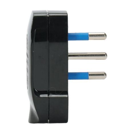 SPINA MOBILE RIBASSATA AIGOSTAR - NERO 2P+T 16A- 12 pezzi