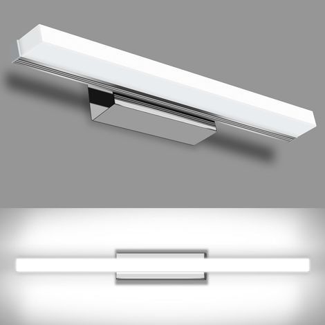 LED wall light, 8W, IP44 waterproof, bathroom mirror, cool white 6000K, 40cm (1/5)