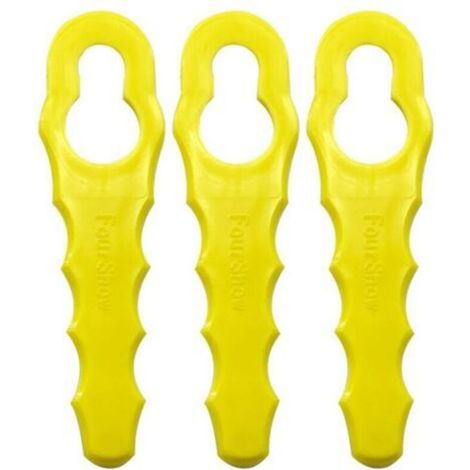 INHHUB Lot de 100 Lames de Rechange compatible pour Ryobi Coupe Bordure, Têtes Double Lames Dentelées RAC155 RAC157 RAC158-INHHUB (1/5)