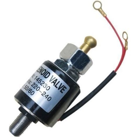 Électrovanne En Fer - 220-240 V - 50/60 Hz - Filetage 10 mm - Longueur 85 mm - Pour Systèmes De Vapeur - 1 Pièce (1/4)