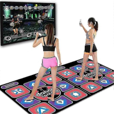 Tapis de danse sans fil avec 2 télécommandes pour jeux en famille - Nouveauté 2025 (1/3)
