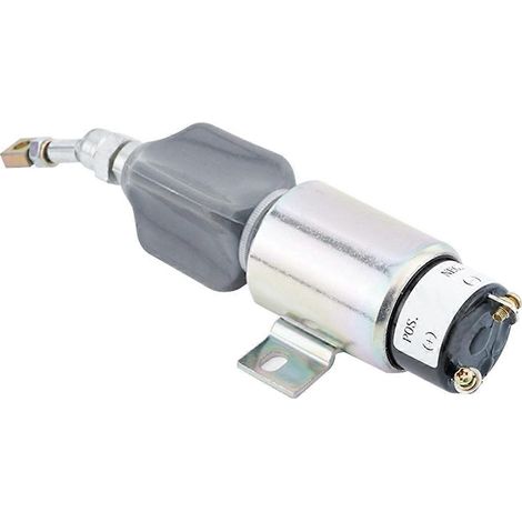 Électrovanne d'arrêt moteur du groupe électrogène, interrupteur de coupure de flamme pour excavatrice, interrupteur de carburant (1/5)