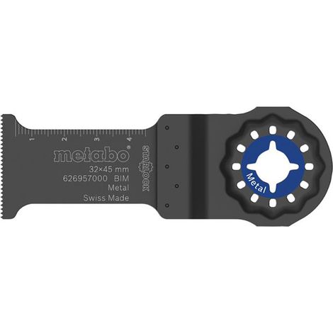 High-Quality Starlock Oscillating Multi-Tool Saw Blade – 45mm Length, 32mm Width, Bi-Metal Teeth, 1.3mm Thickness, 20 TPI, Compatible with Metabo and Other Brands