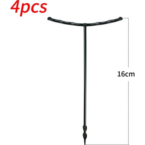 Filiyano – Support pour plantes grimpantes en plastique (2/4/lot x8) - Structure haute pour serre, poteau fixe semi-circulaire, support pour plantes (1/5)