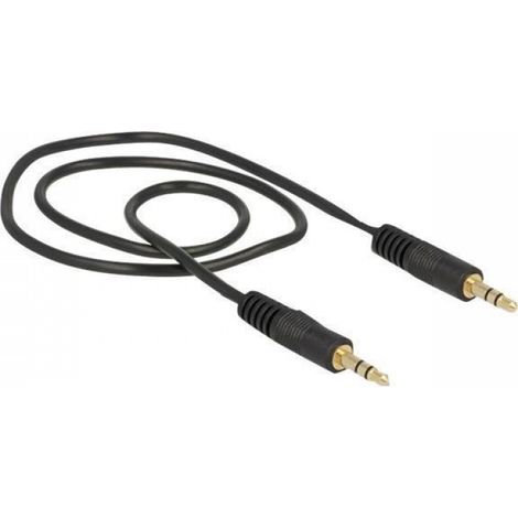 Câble Audio - Mini Jack M Vers Mini Jack M - 50 Cm - Stéréo - Noir