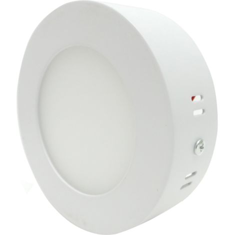 Plafonnier LED Rond 6W 220V - Blanc Froid 6000K - 8000K - SILAMP (1/2)