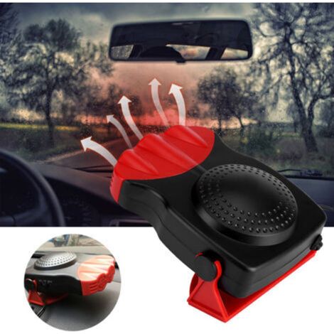 150W 12V 2 In 1 Car Truck Heater Cooling Fan Heating Windshield Defogger Defroster (1/5)