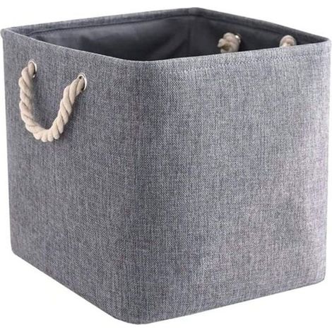 Cube de Rangement Tissu Panier Cube de Rangement Boite de Rangement Pliable pour Jouets Vtement 33 x 33 x 33 cm Lot de 1 Odipie (1/4)