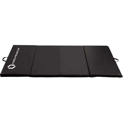 Materasso pieghevole per ginnastica, 2400x1200mm, nero (1/5)