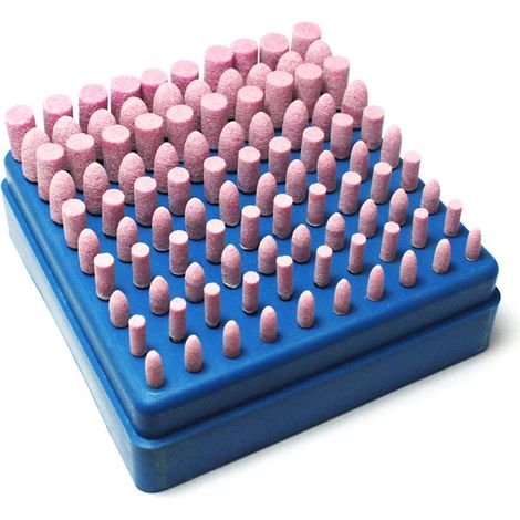 Abrasif Pierre Pointe Broyage Electrique Outil de Polissage 100 pcs (1/5)